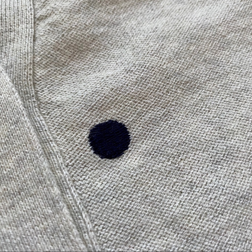 NWOT J. Crew dotted cotton cardigan - Picture 5 of 9